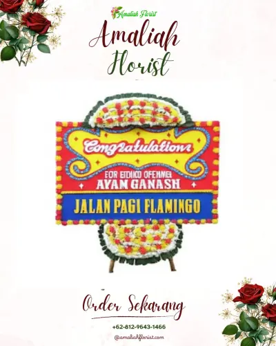 Bunga Papan Congratulation di Caringin Kulon